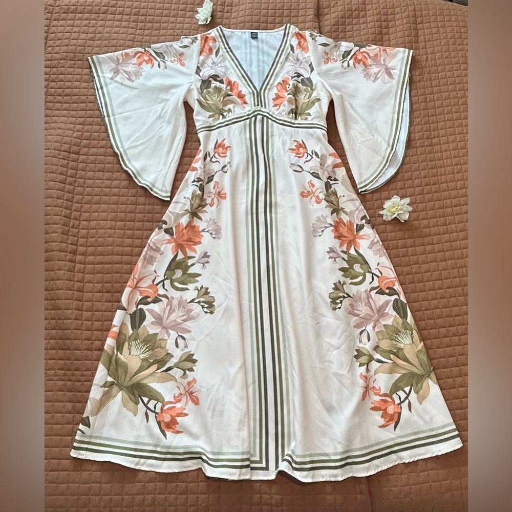 Floral Print Maxi Dress